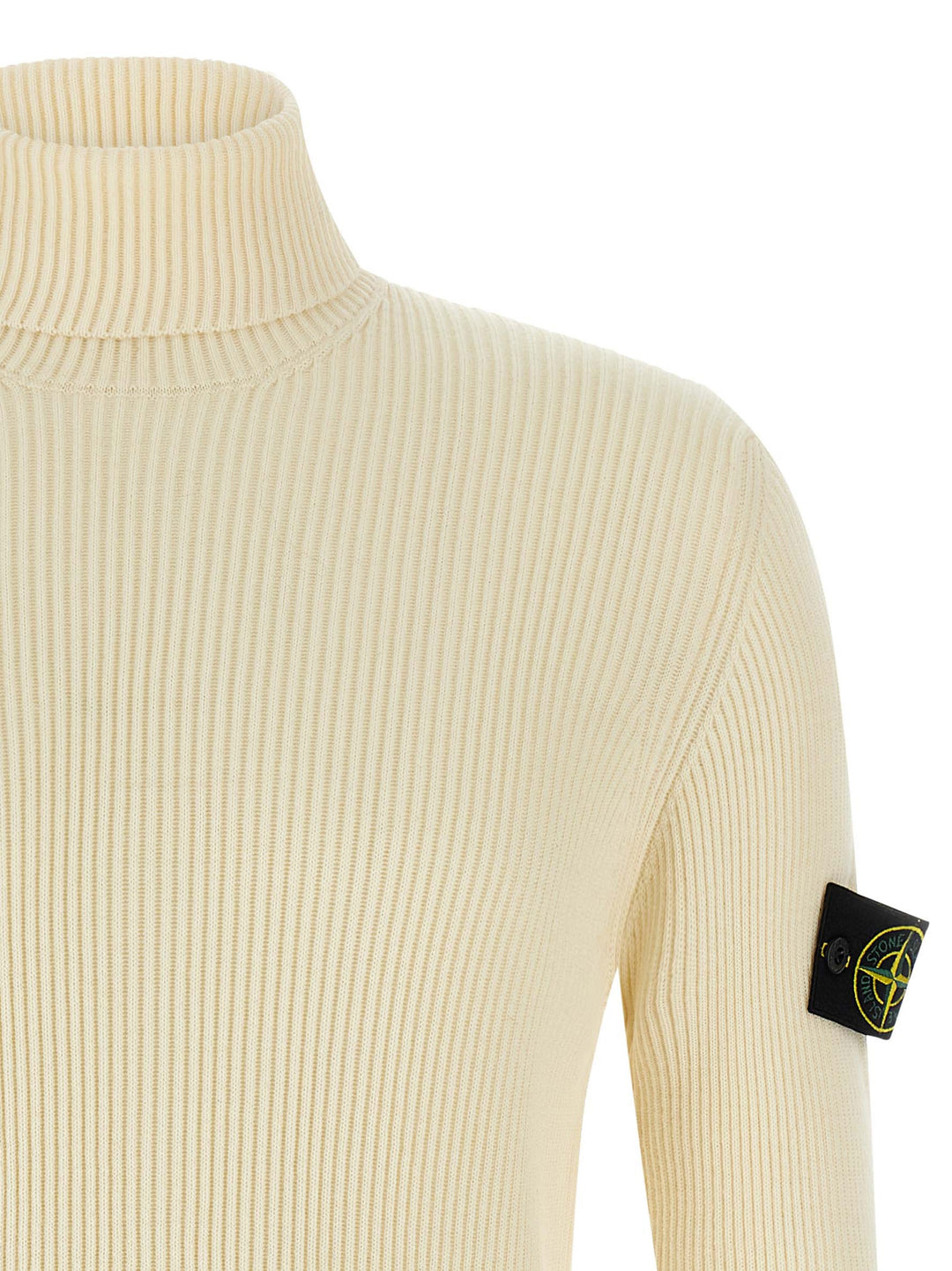 Stone Island Wool Sweater Sweaters and Cardigans - White | 3b2f4433270bcd1cd8c709b117230934b5bcb078