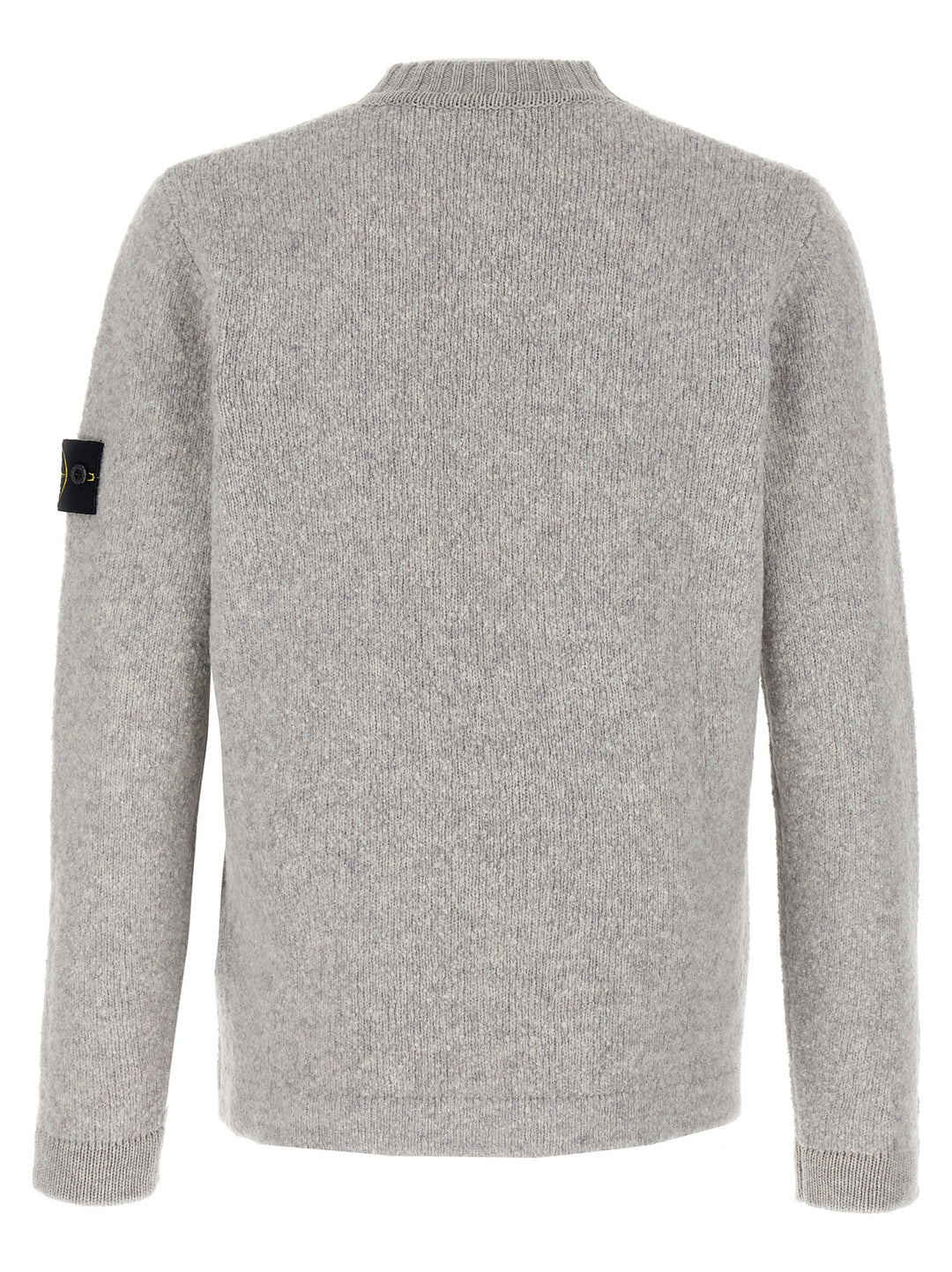 Stone Island Bouclé Wool Sweater Sweaters and Cardigans - Gray | cc756ba7cd48c7e9cadf8945fb507d0ec498492d