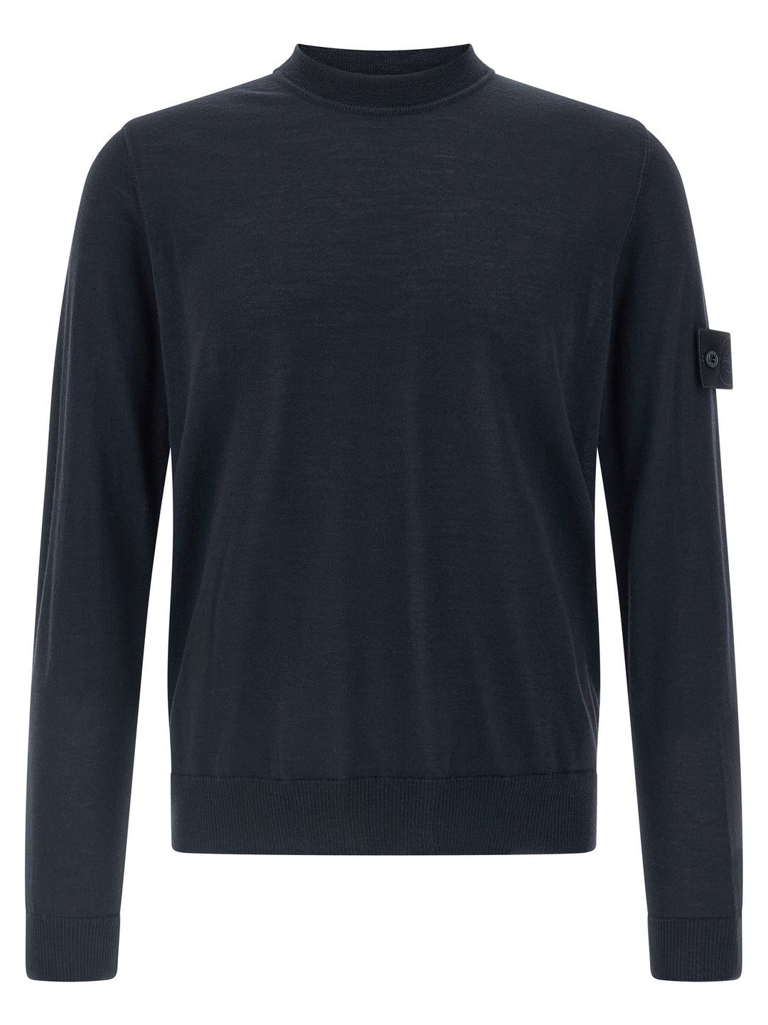 Stone Island Crew-Neck Sweater Sweaters and Cardigans - Blue | c8dbfe5673cb6ee8ed032eb0803af1243ef11c6b