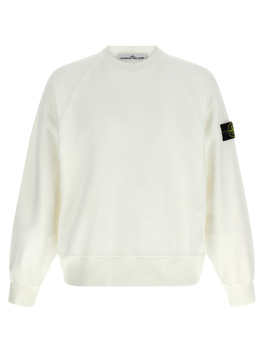 Logo Badge Sweatshirt White