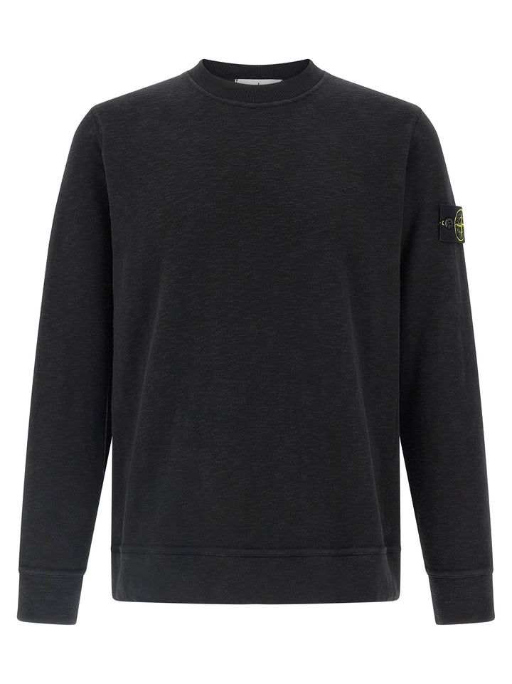 Stone Island Cotton Sweatshirt - Black | f0eb42fd182d2de7ce023eb0c6075a7385c7bc75