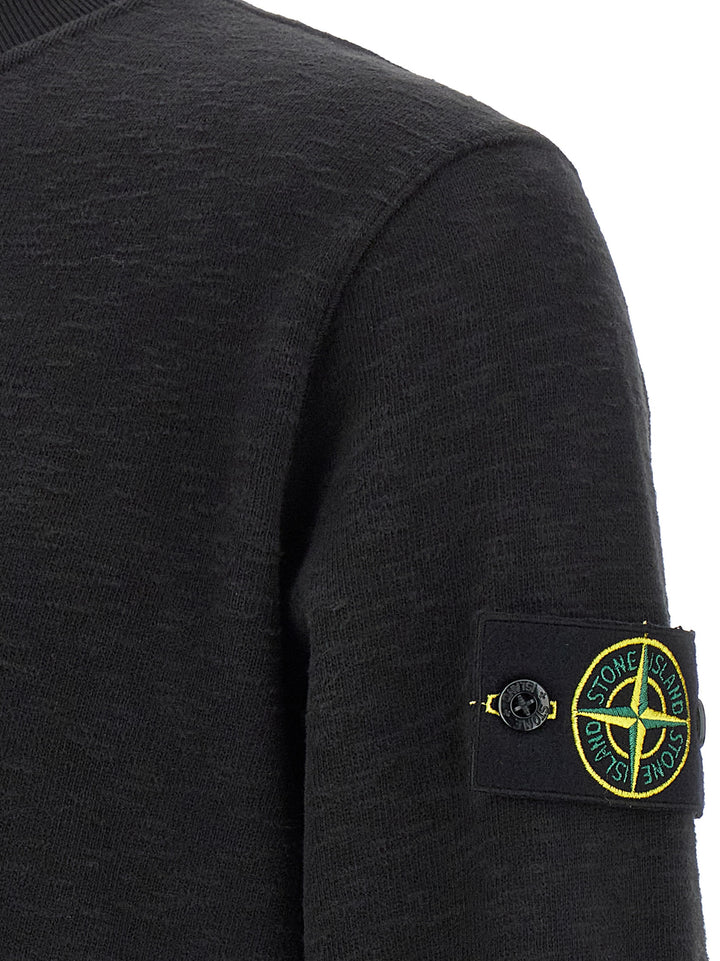 Stone Island Cotton Sweatshirt - Black | 03c83d49c747eb2c2f5825533123bd4b1a283b20