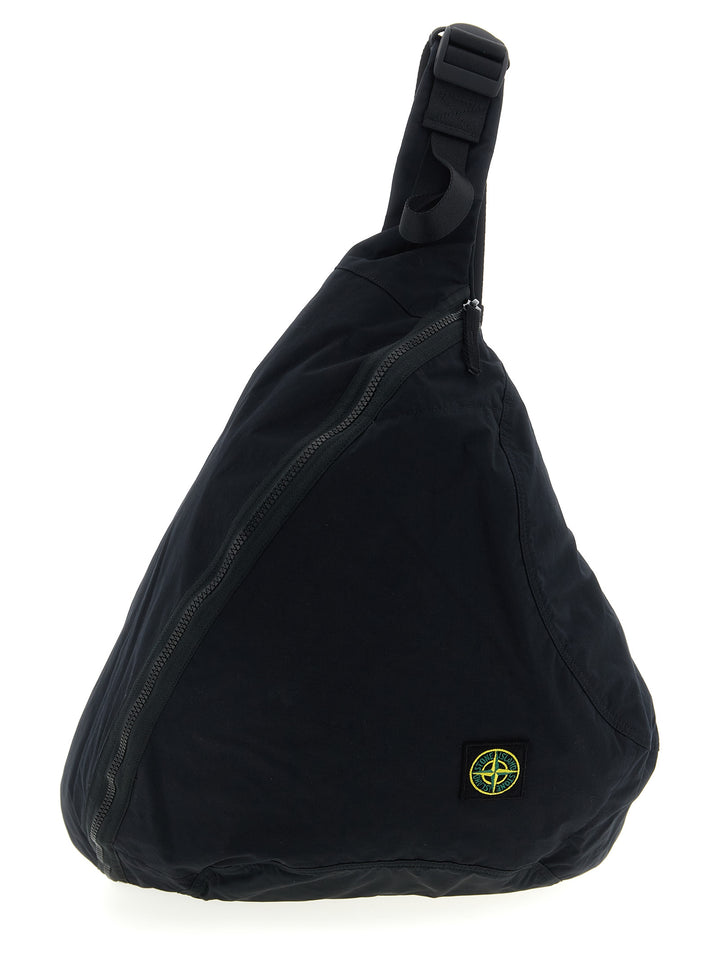 Stone Island One-Shoulder Backpack Backpacks & Travels - Black | 652ee973c0df18c682a4209bbe8ccc2b1de3ddd1