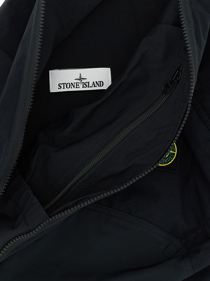 Stone Island One-Shoulder Backpack Backpacks & Travels - Black | c293e102b5209aee6d05be66faea6293a06af6be