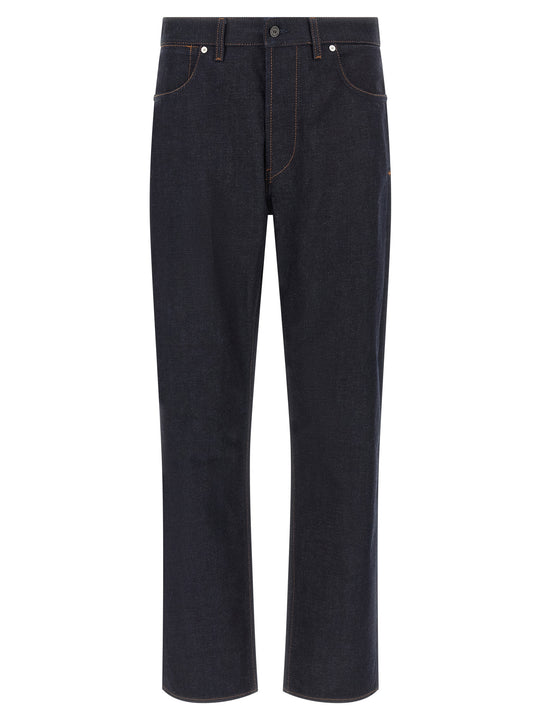 Indigo Denim-Rinsed Jeans Blue