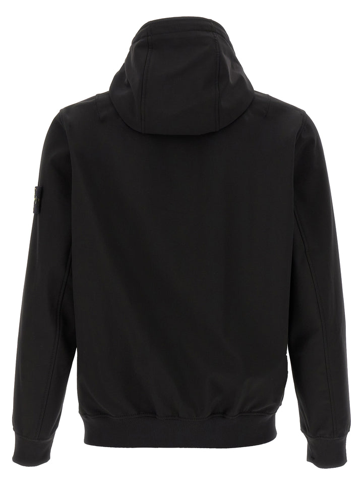 Stone Island Soft Shell-R E.Dye®Technology Puffer Jackets - Black | 88f5d4e6e8719de0ddfc661a55b6719d757f6f5b