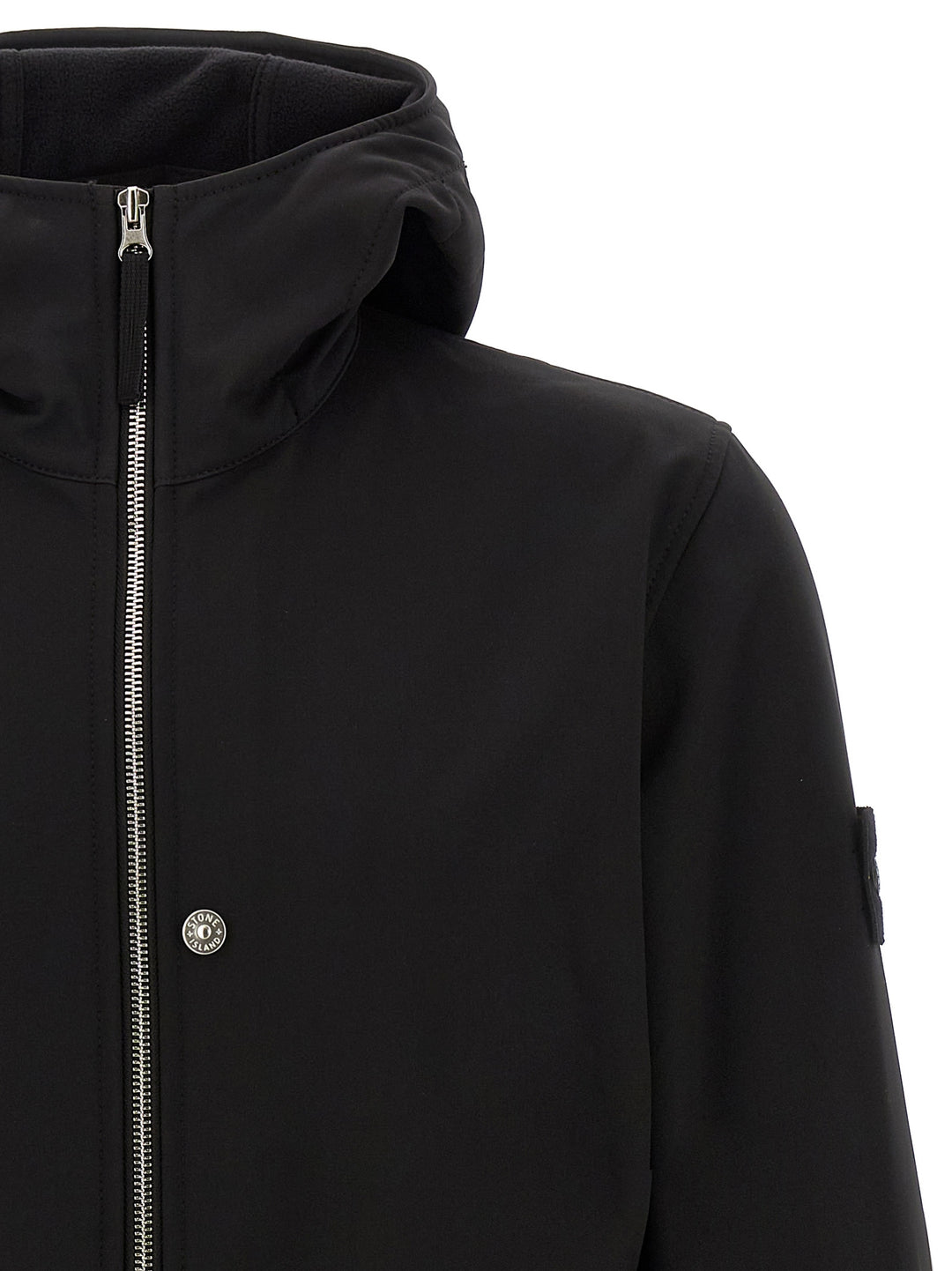Stone Island Soft Shell-R E.Dye®Technology Puffer Jackets - Black | 41f90f663f3a174c8090a830ae1957a9bf97d37b