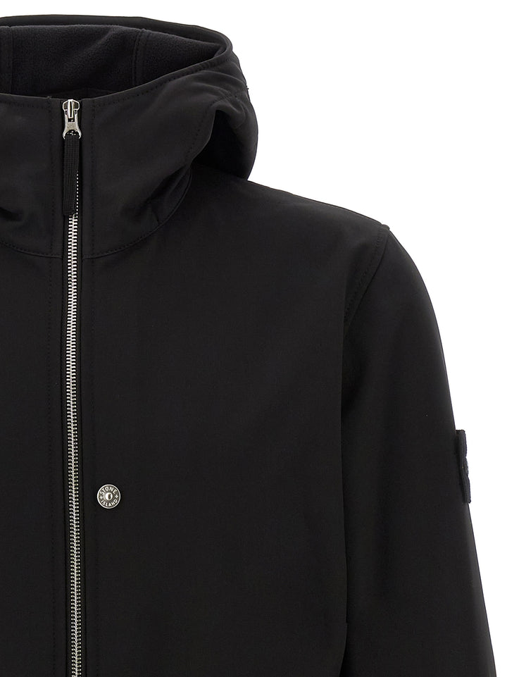 Stone Island Soft Shell-R E.Dye®Technology Puffer Jackets - Black | 41f90f663f3a174c8090a830ae1957a9bf97d37b