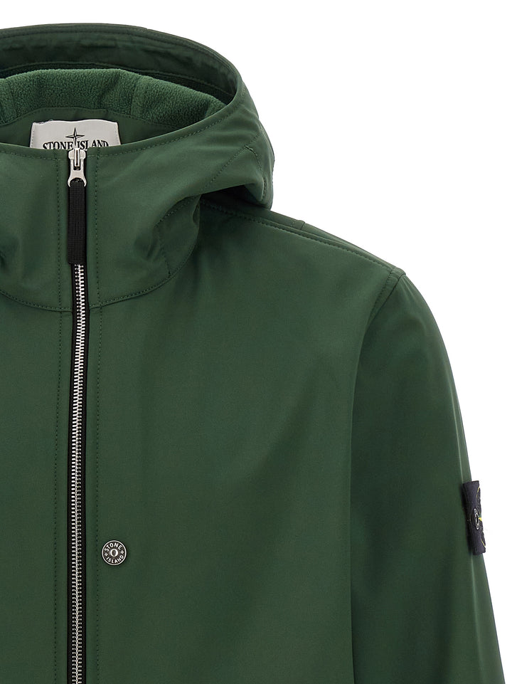 Stone Island Soft Shell-R E.Dye®Technology Puffer Jackets - Green | 2ee8504aaec51aac87ed95a6d98a390cd6d9cae6
