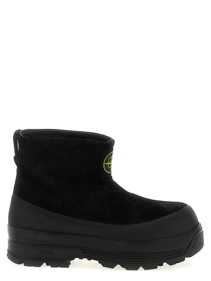 Stone Island Suede Ankle Boots Boots and Ankle Boots - Black | fe09cd1929dd24526804199fc80aed4282de4636