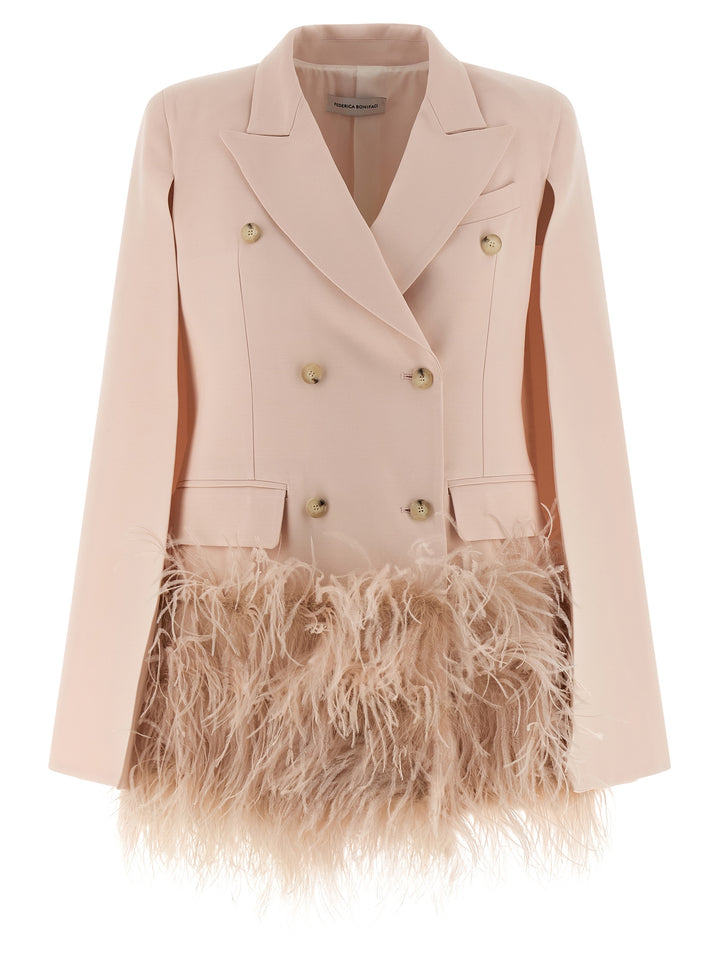 Federica Bonifaci Hood Blazer BlazerS - Pink | b9647bb47813fb521445d926c2251d1f6188a00e