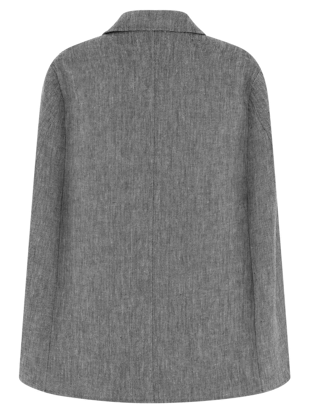 Federica Bonifaci Single-Breasted Capes - Gray | 21f862bbc8cdfa9ea7b7667b2abfc2b9e29262cf