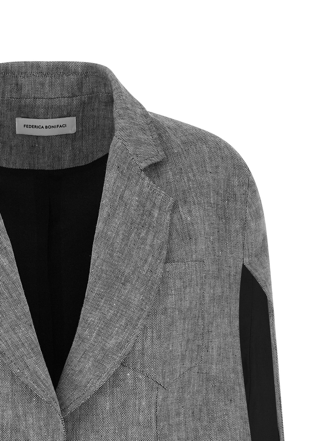 Federica Bonifaci Single-Breasted Capes - Gray | ba2ebc8a6b4e40b4694e0613c6ad21b686abfd37