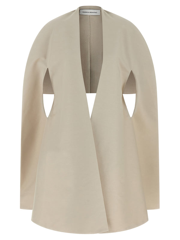 Asymmetrical Cape Capes Gray