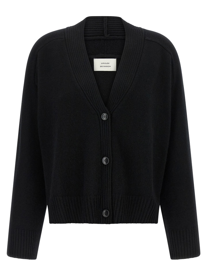 Loulou De Saison Kaia Sweaters and Cardigans - Black | aac18438a5a8e0d76054247cf21845d8fcf6ccc1