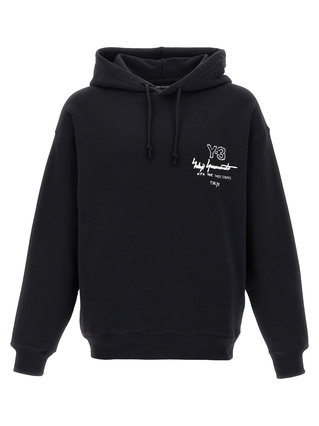 Y-3 Y-3 Graphic Ft Sweatshirt - Black | 5c600b8218acc61cf77960364f023e53e84fe039