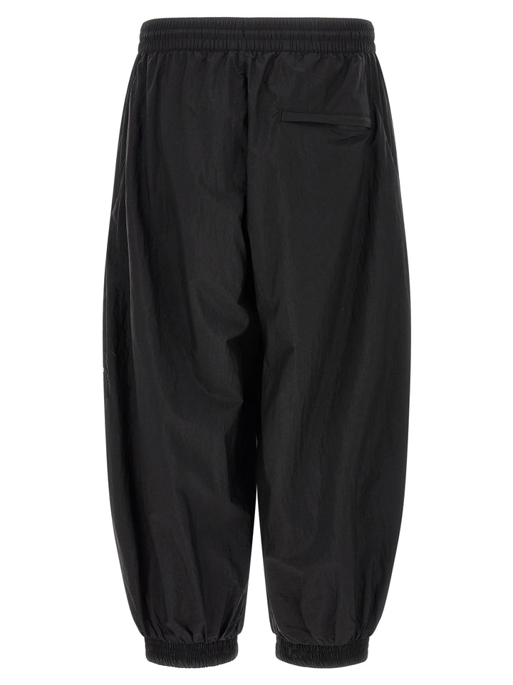 Y-3 Rough-Edged Joggers Pants - Black | ab3a45367d983831ace4a291c5a5829bb2963a04