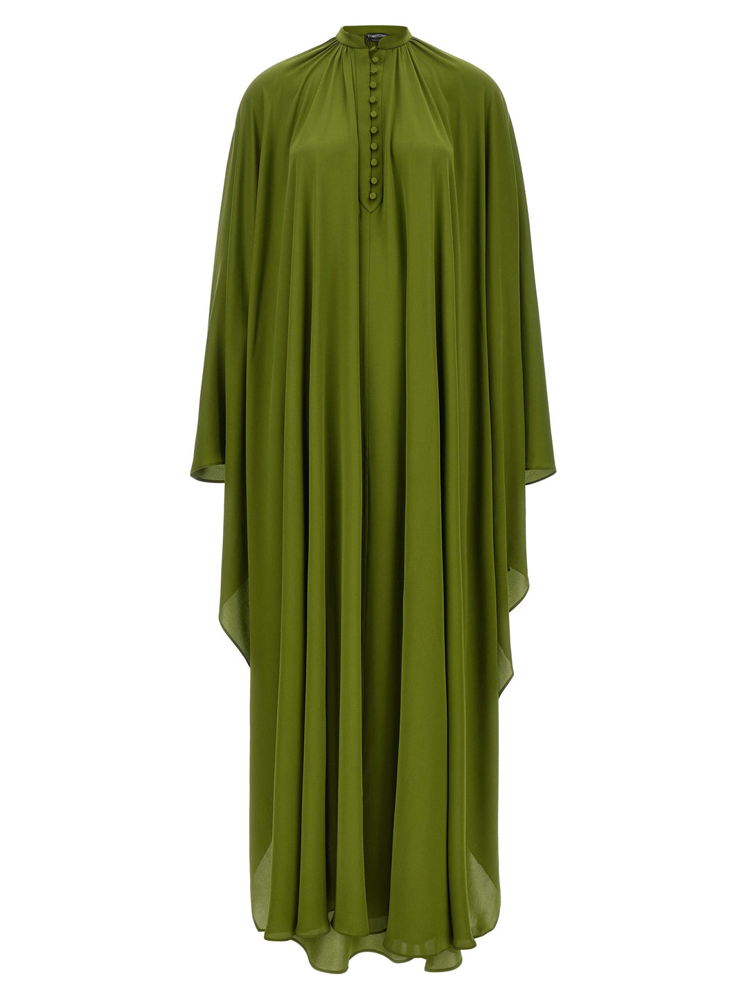 Tom Ford Cape Dress Dresses - Green | 8721be9e5cc802d8769580040d077ca89c26f7a3
