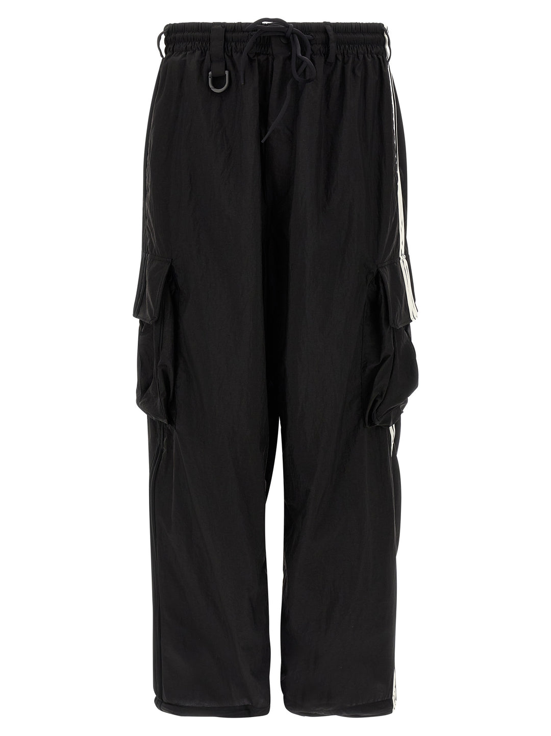 Y-3 Nylon Wired 3-Stripes Pants - Black | cbe7eba163ae3c4aa540032362b9b9dd268003bb