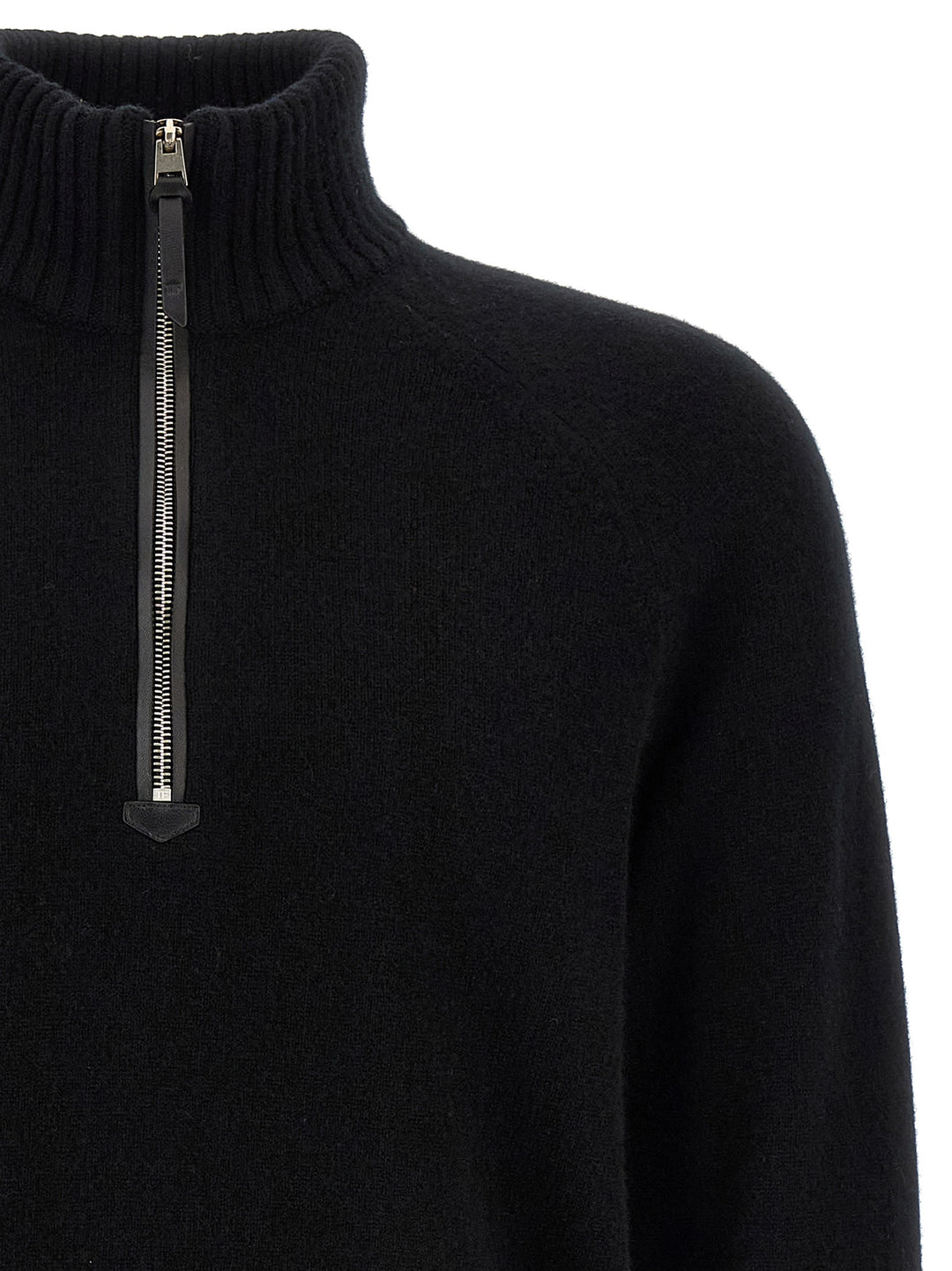 Tom Ford Half Zip Sweater Sweaters and Cardigans - Black | b2f9363116922b976235fc73faa66fa12e607833
