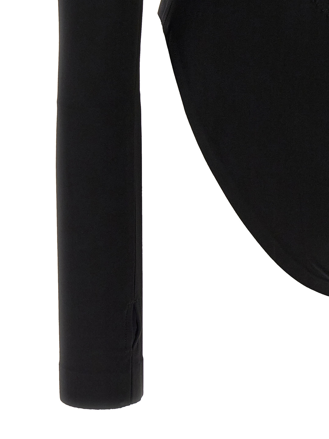 Norma Kamali Body Cut-Out Tops - Black | f888d4efede8bf80279e1ebb55946273aafa386a