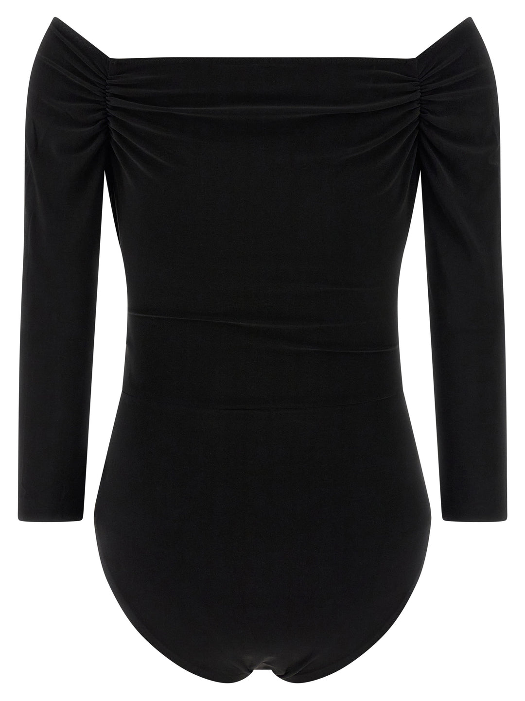 Norma Kamali Heart-Shaped Neckline Bodysuit Tops - Black | 7a40d94d38481c36f6232d4de93f768d035b790d