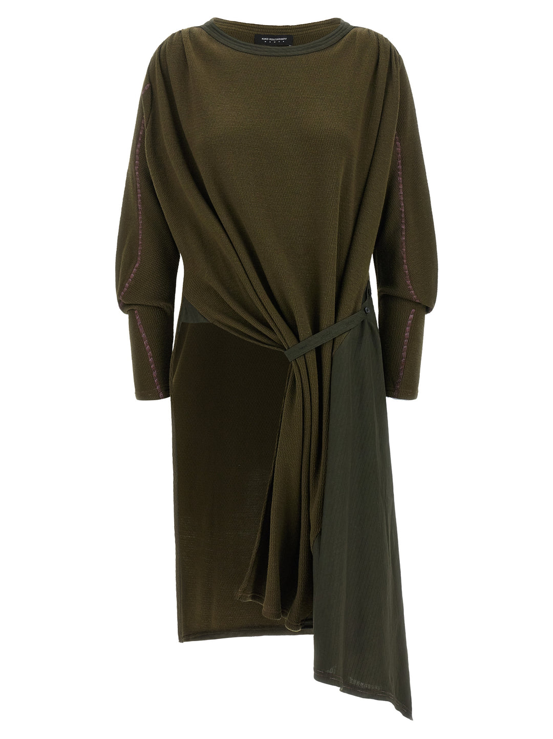 Kiko Kostadinov Edler Godet Dresses - Green | 164a9dc97ea17b92f76d5d52a4a6a6f3feae0930