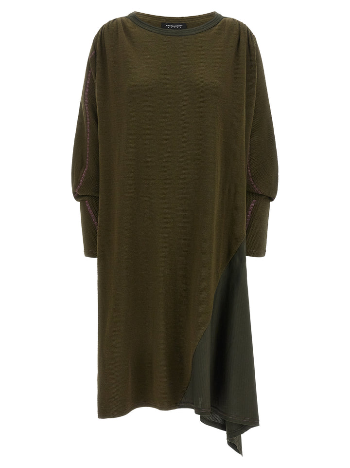Kiko Kostadinov Edler Godet Dresses - Green | bb84e308e3d05d3299807099b7292160d772b649