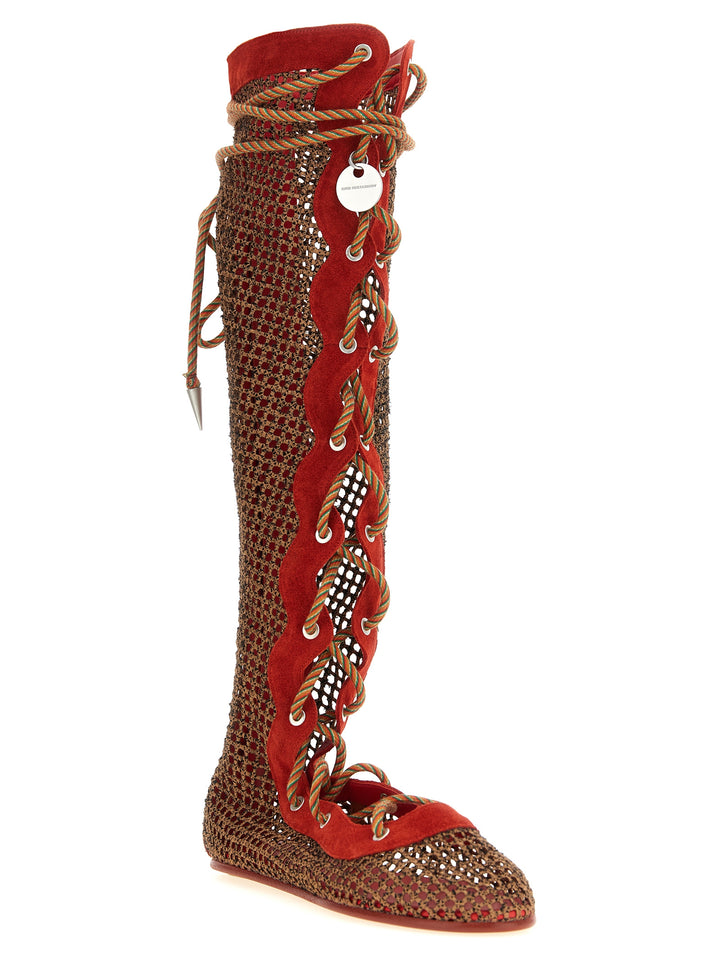 Kiko Kostadinov Reticella Boots and Ankle Boots - Red | fb7ebdf7a40ec2c580673c74e54743a5392e3d9a