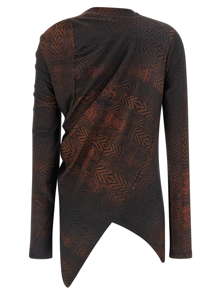 Kiko Kostadinov Simpson Tops - Brown | f007d737b59b62f5e8fa70250f1b7aaa9da78511