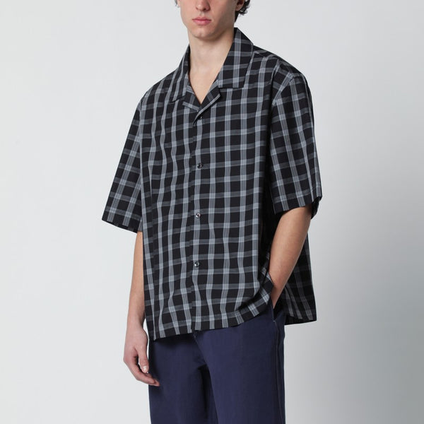 Kline Shirt Black Check Pattern