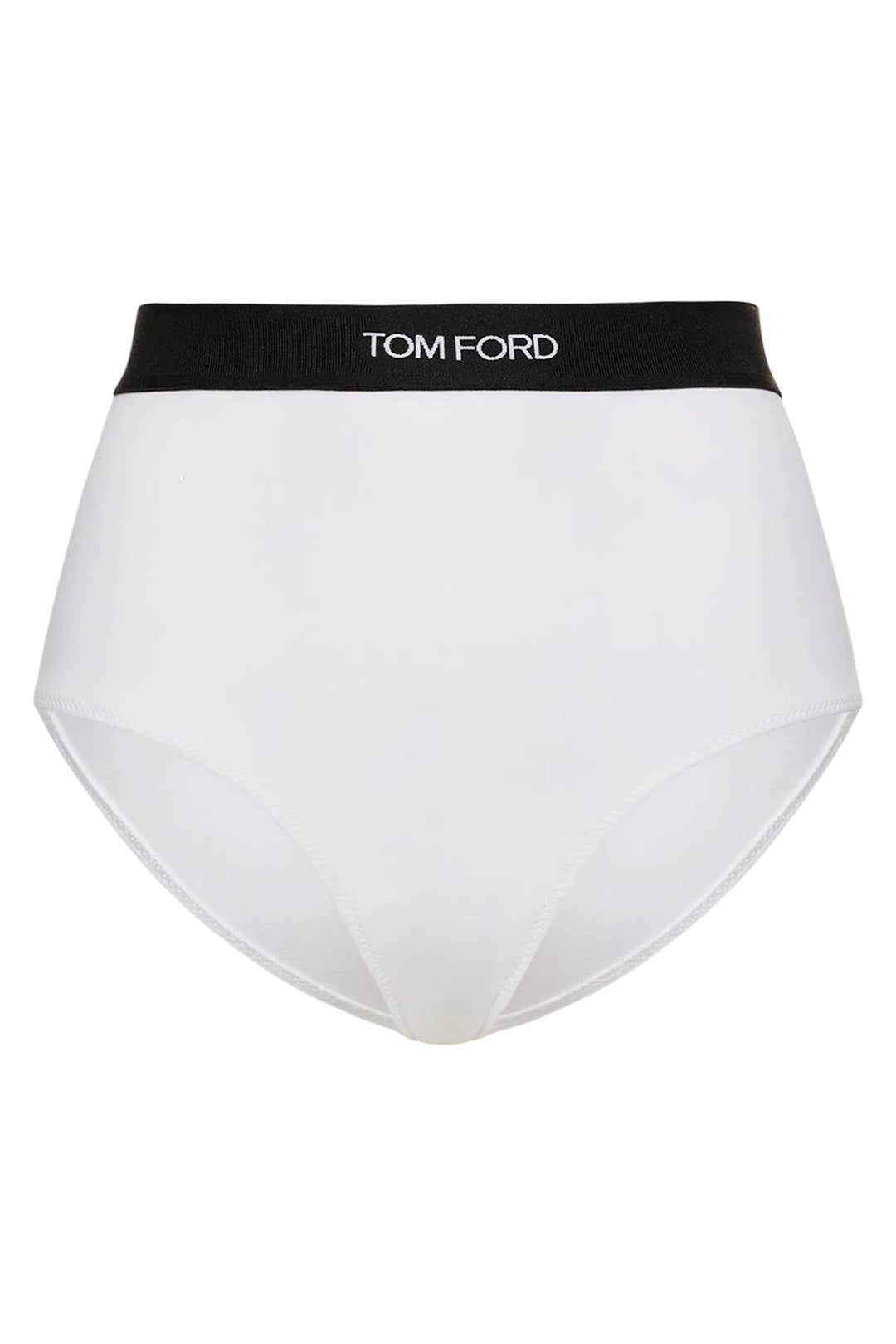 High Waisted Underwear Briefs With Logo Band