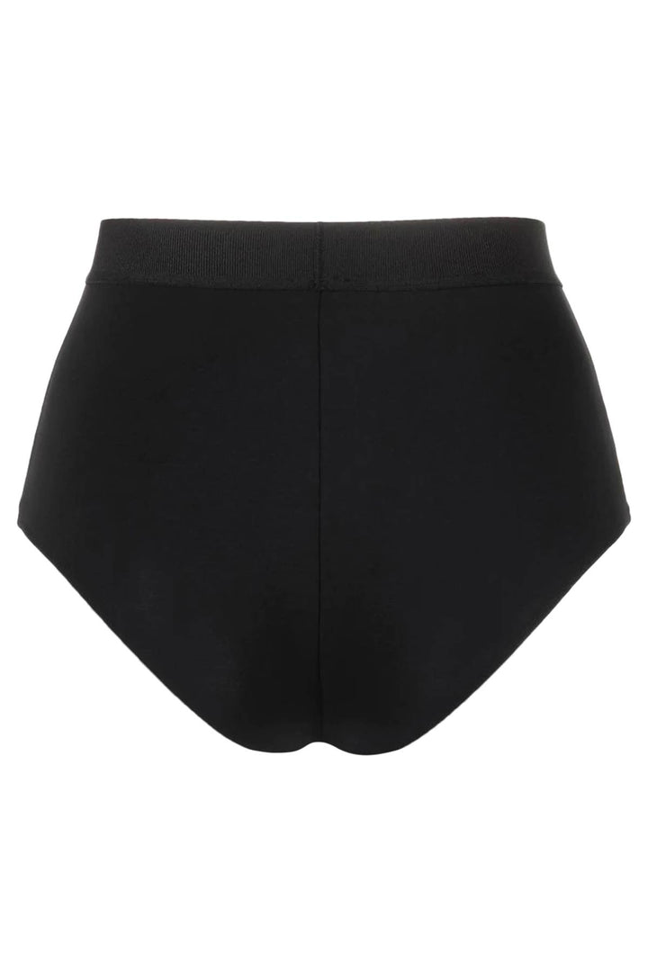 High Waisted Underwear Briefs With Logo Band