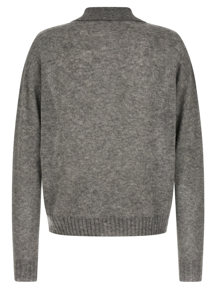 Tom Ford Cashmere And Silk Polo Shirt Sweaters and Cardigans - Gray | cacab048c160736ac5844c3a72d73d8f86692ba7