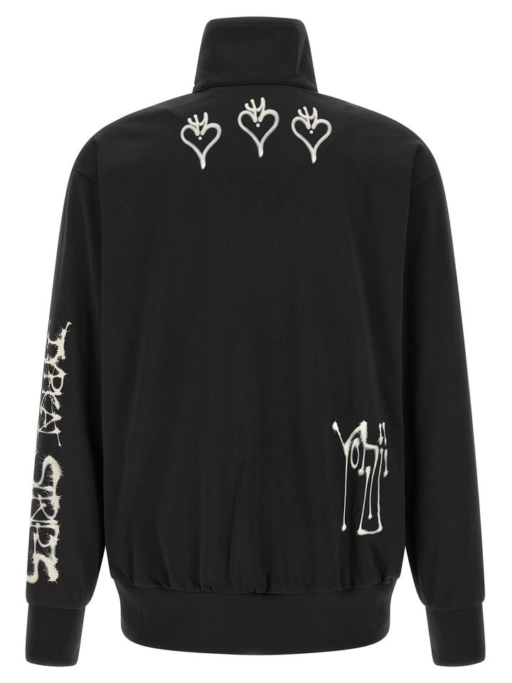 Y-3 Track Top  Gfx Nyln Sweatshirt - Black | 1dc08710ca66176851259a89d97c2a576ad9f6a0