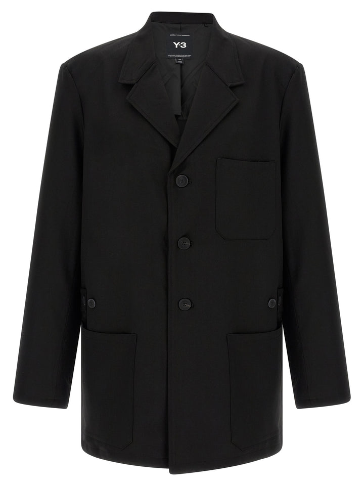 Y-3 Chore Ct Puffer Jackets - Black | 02281c12be0a54497b665d078e8f8e426a9614a5