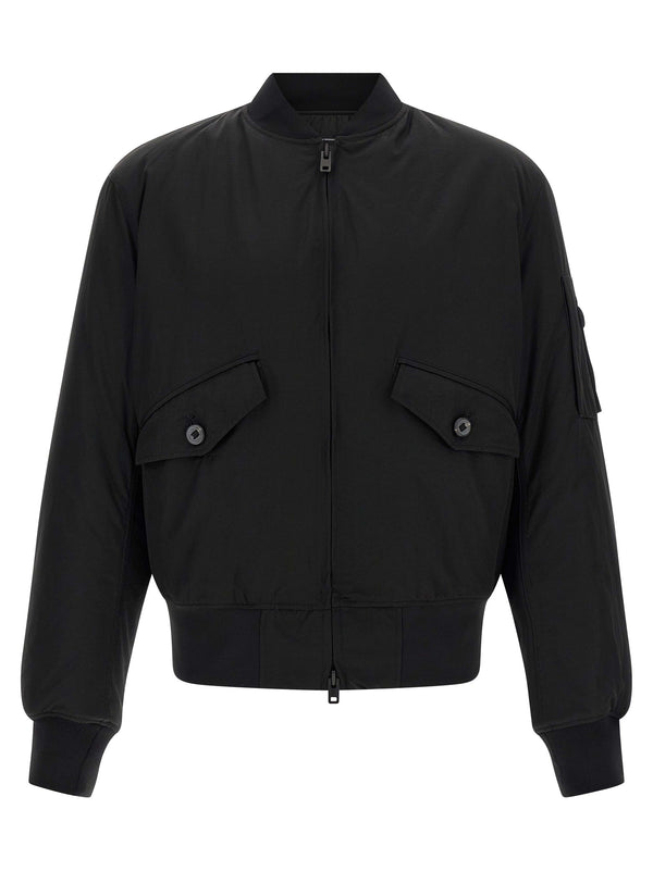 Y-3 Puffer Jackets Black