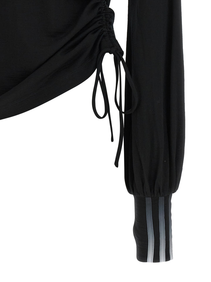 Y-3 Draped Cut T-shirt - Black | b569d01131cbfd32751d609678af8572dfc69c16