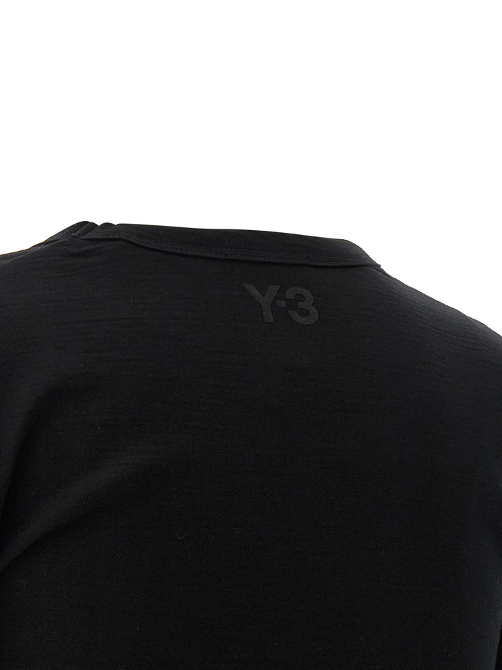 Y-3 Draped Cut T-shirt - Black | 6fa474a0aa65c472253853488ac630f90fd85830