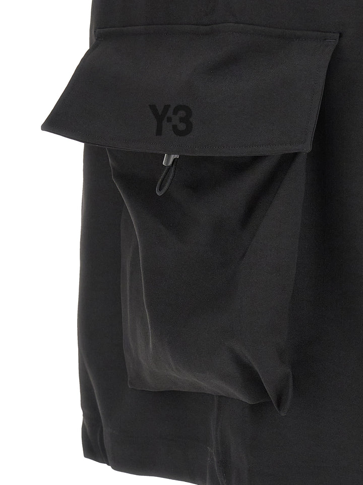 Y-3 Y-3 Sport Uniform Bermuda and Short - Black | a1e9c4779fe82c5d08ef63a5c74eb0afc5537fff