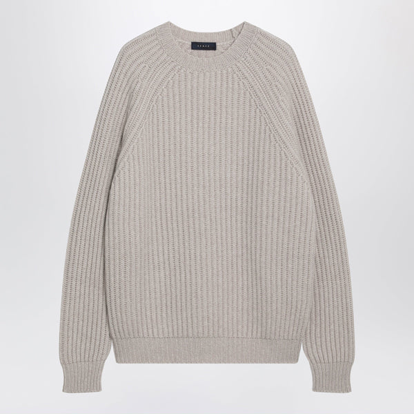 Beige Mélange Cashmere Sweater