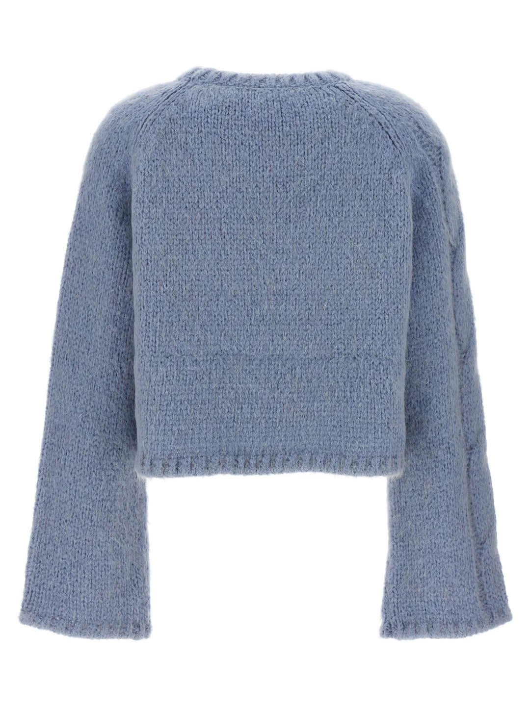 Cable Knit Sweater, Cardigans Light Blue