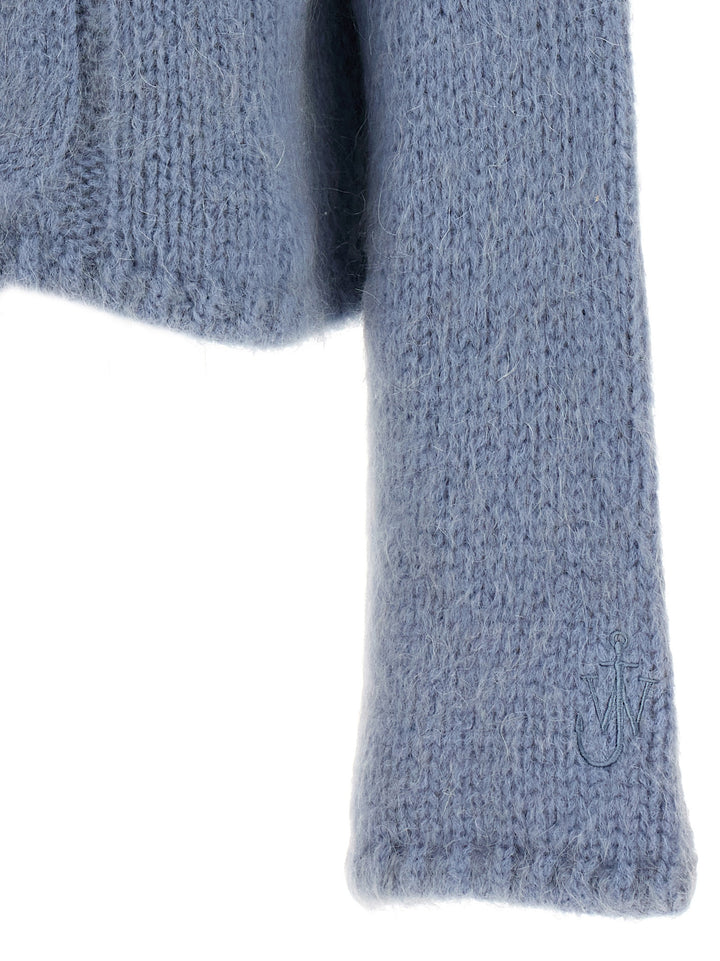 Cable Knit Sweater, Cardigans Light Blue