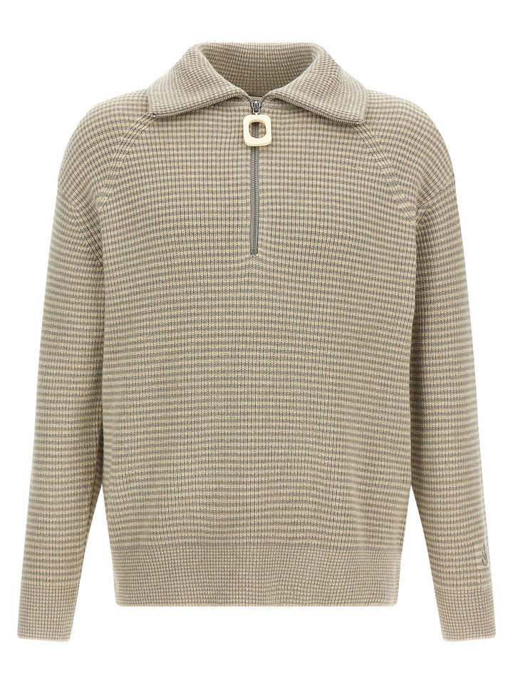 J.W. Anderson Half Zip Sweater Sweaters and Cardigans - Multicolor | 9852c3dea11af8fd219ee13c700f60c3f21cf869