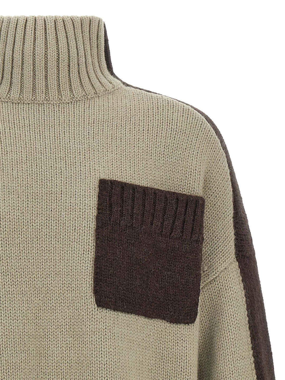 J.W. Anderson Two Tone Patch Pocket Sweaters and Cardigans - Multicolor | e072ea45259595b7276ae86d9daba0389c4252c6