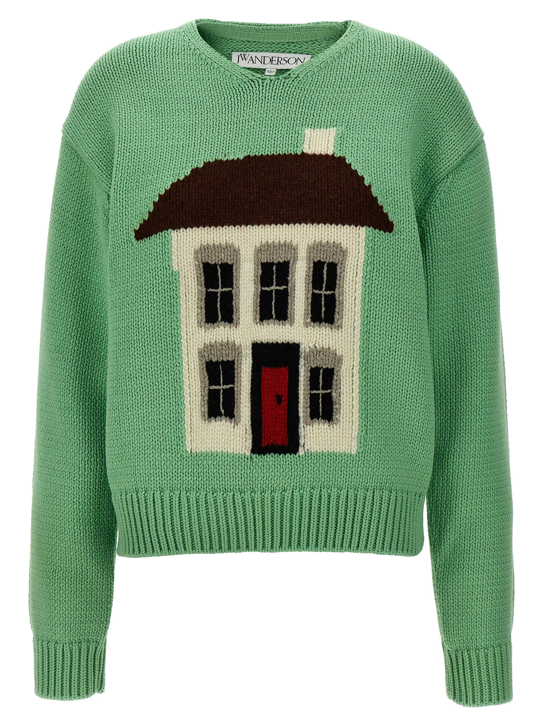 Graphic Sweater, Cardigans Green