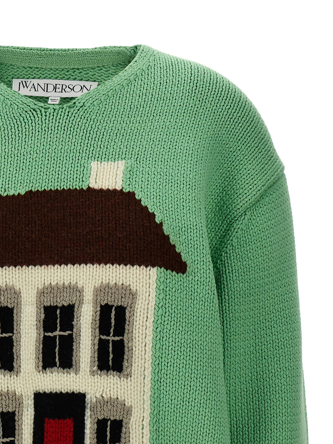 Graphic Sweater, Cardigans Green