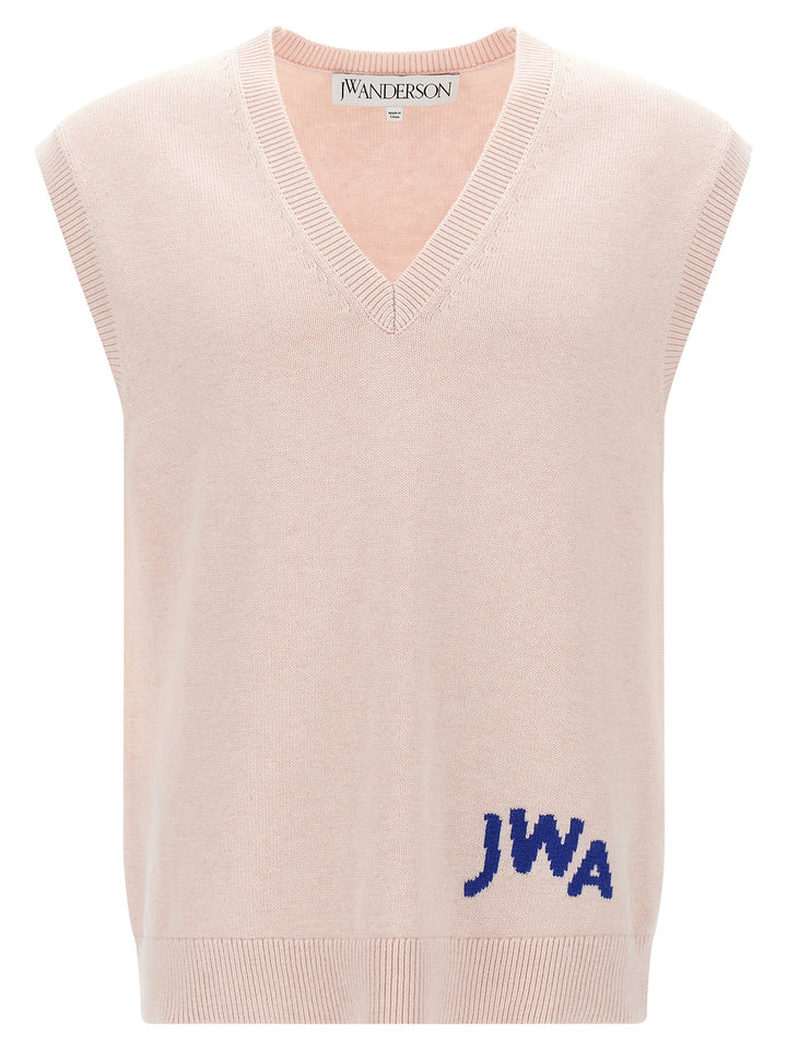 J.W. Anderson Jwa Gilet - Pink | 70c26eb5da66db4d065630792faa410c6bea3721