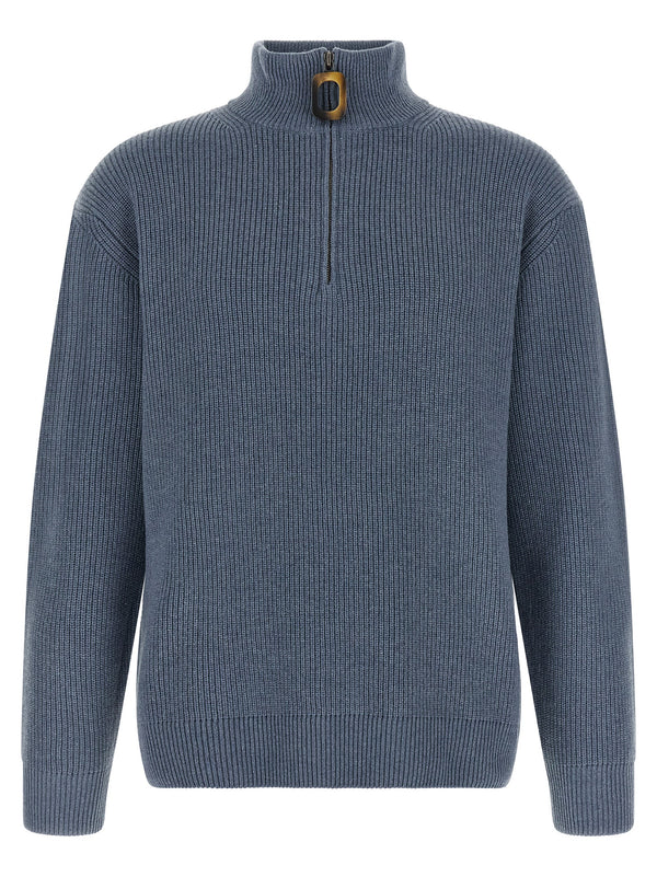Half-Zip Sweater Sweaters And Cardigans Blue