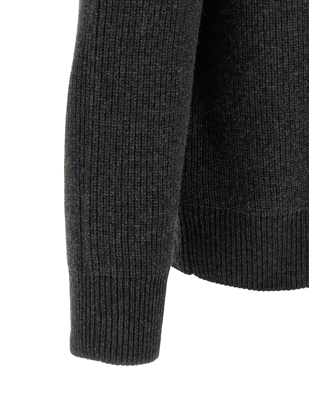 J.W. Anderson Half-Zip Sweater Sweaters and Cardigans - Gray | 8c546a2a1049a11400b59ea4075212615cf88350
